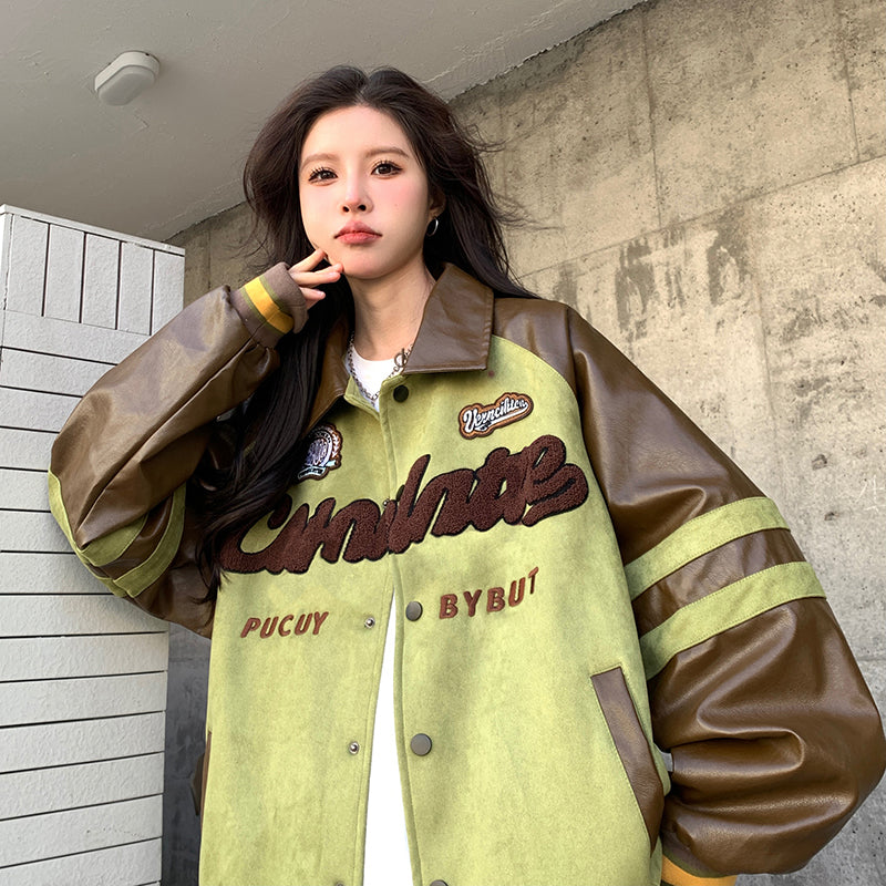 Niche American Baseball Jacket For Women