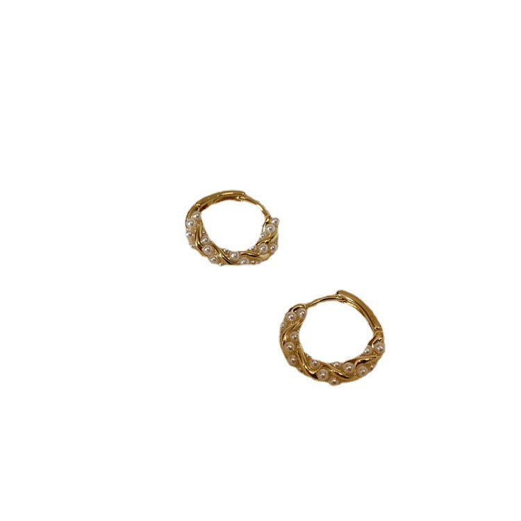 Senior Mori Temperament Hoop Earrings Female Earrings