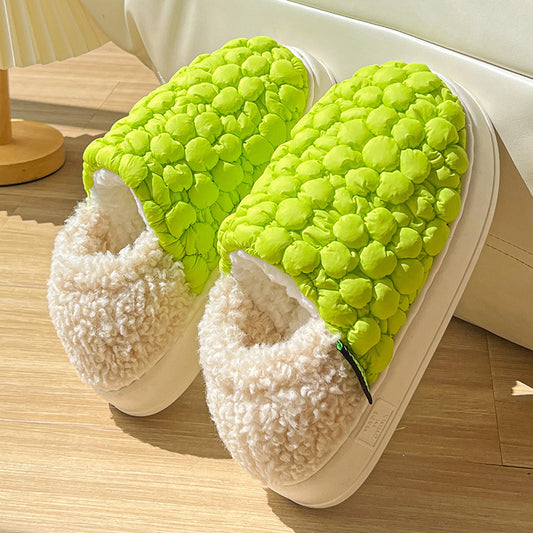 Bubbles Down Cotton Slippers For Women