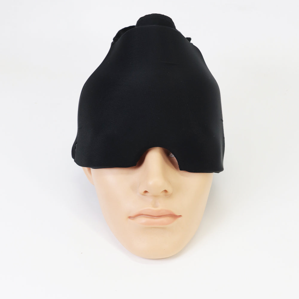 Migraine Relief Hat - Head-Wrap Ice Pack Mask For Puffy Eyes