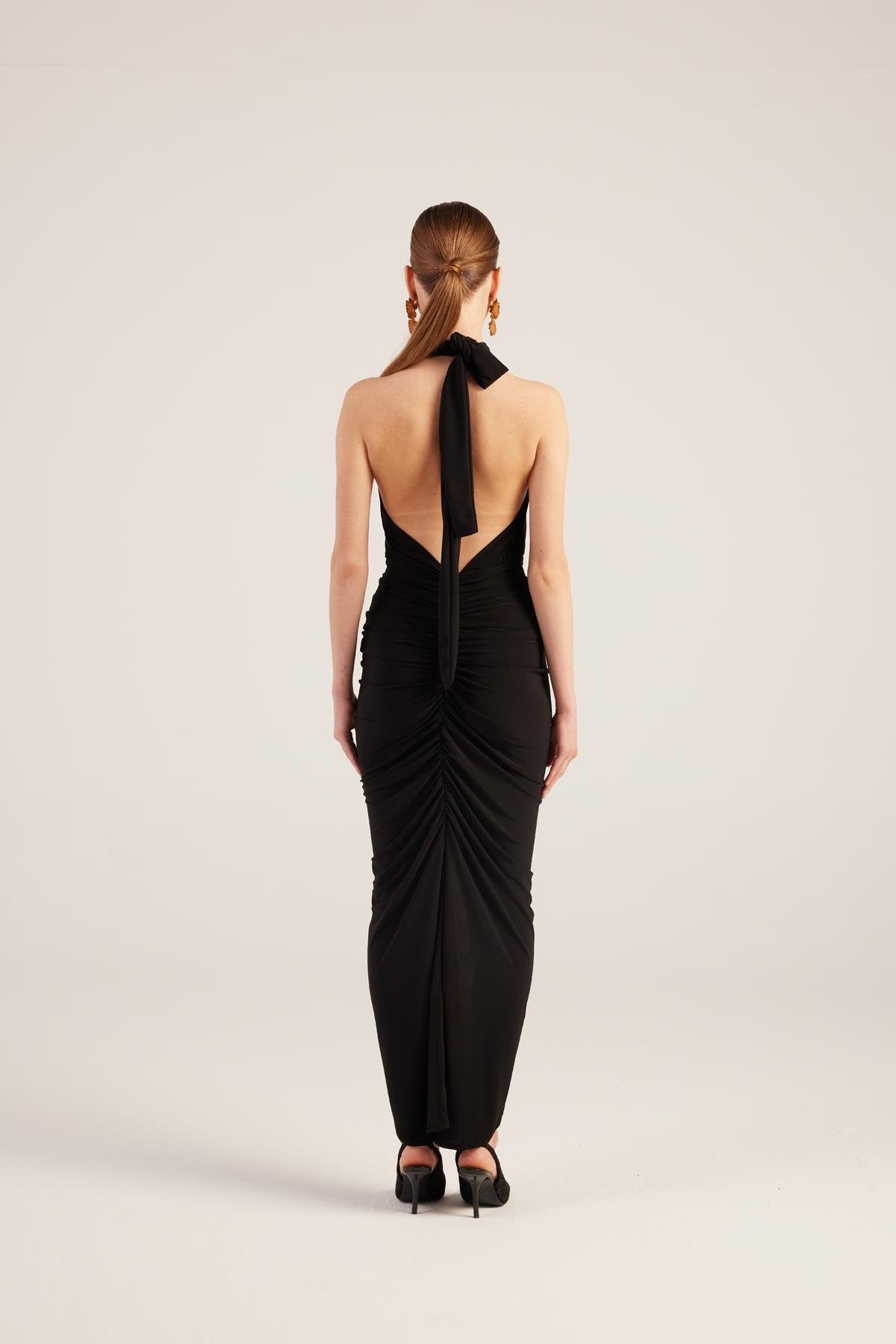 Backless Slit Maxi Dress