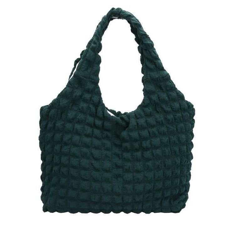 Pleated Puff Large-Capacity Shouder Handbag For Women