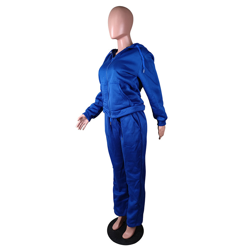 Two-Piece Women's  Sweatsuit Outfit