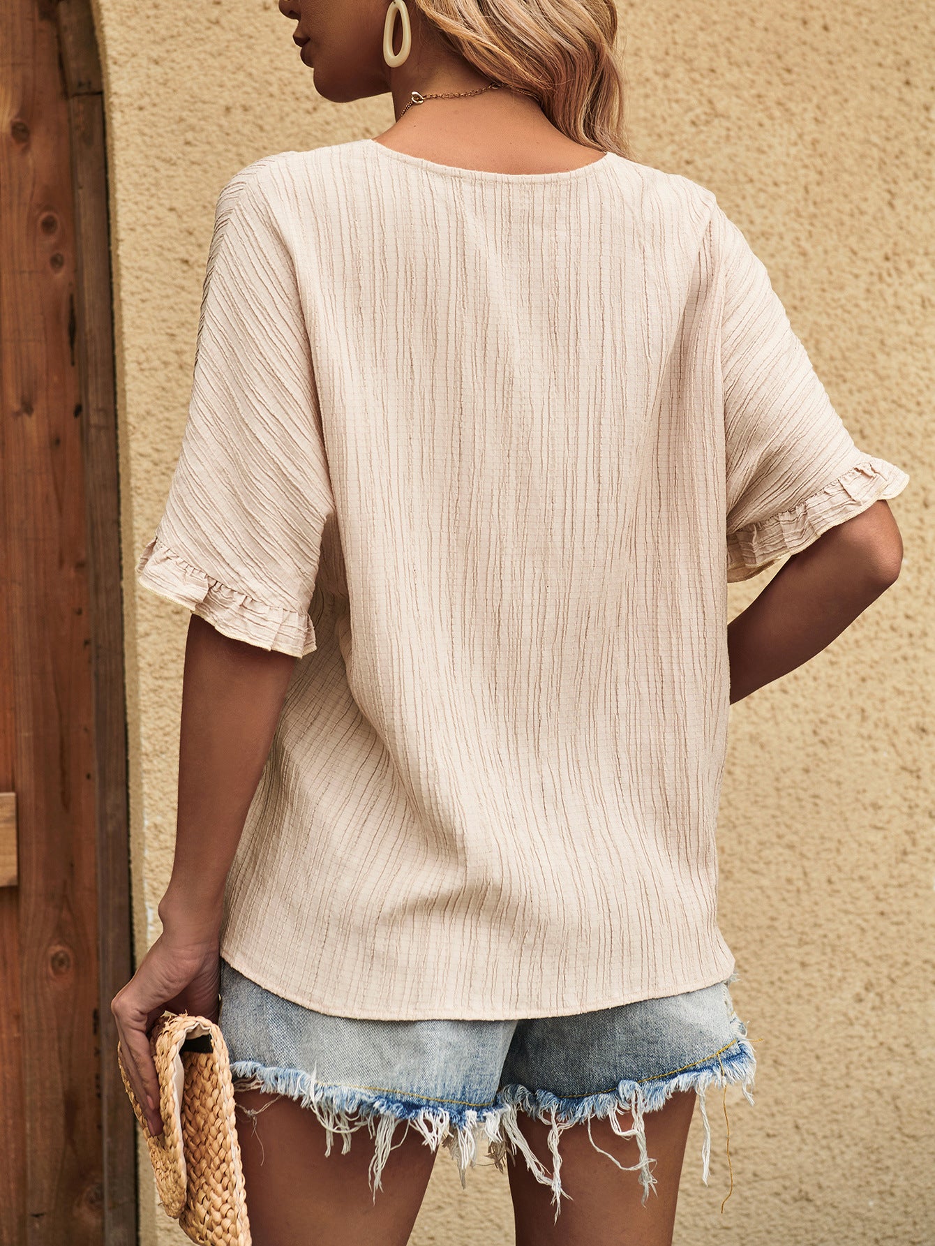 Women's Stylish Loose Short Sleeve Top