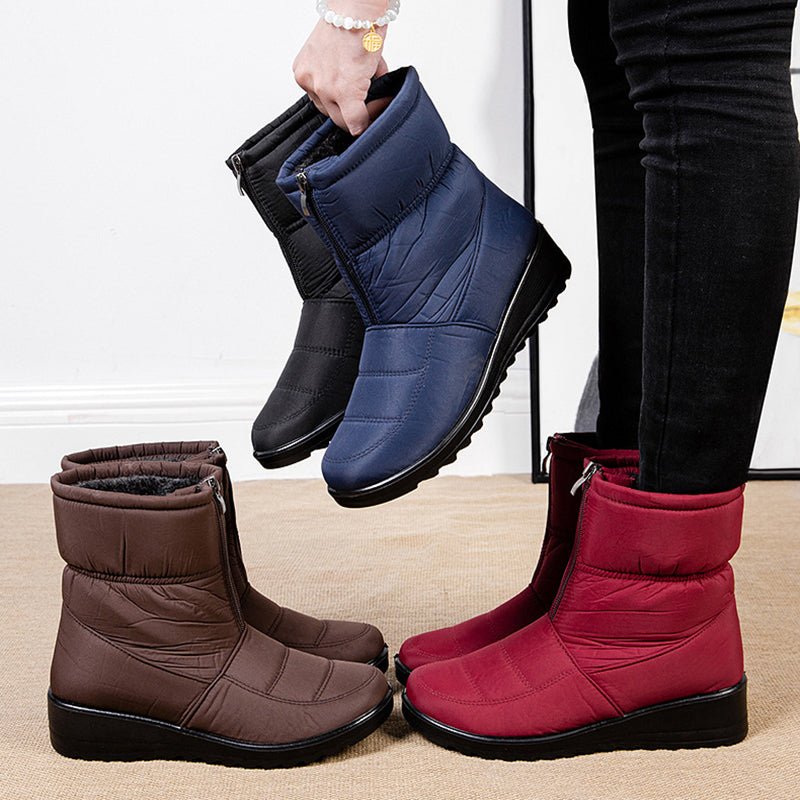 Winter Snow Boots For Women - Warm Plush Platform Shoes