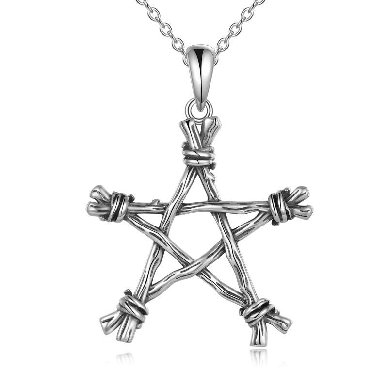 Sterling Silver Gothic Punk Necklace