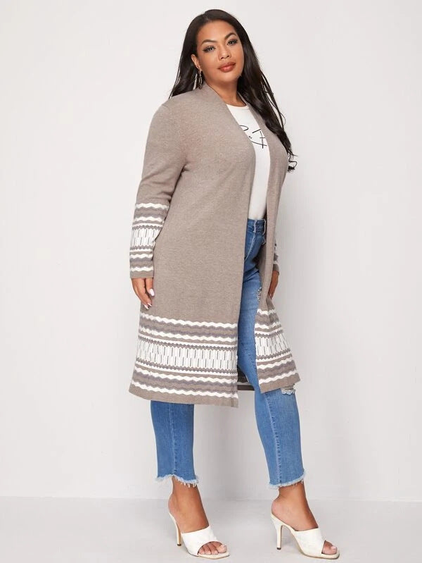 Large Size Women's Cardigan Jacket