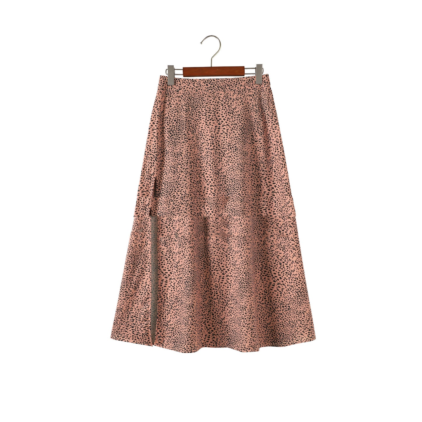 Women's Loose New Leopard Print Floral Long Skirt