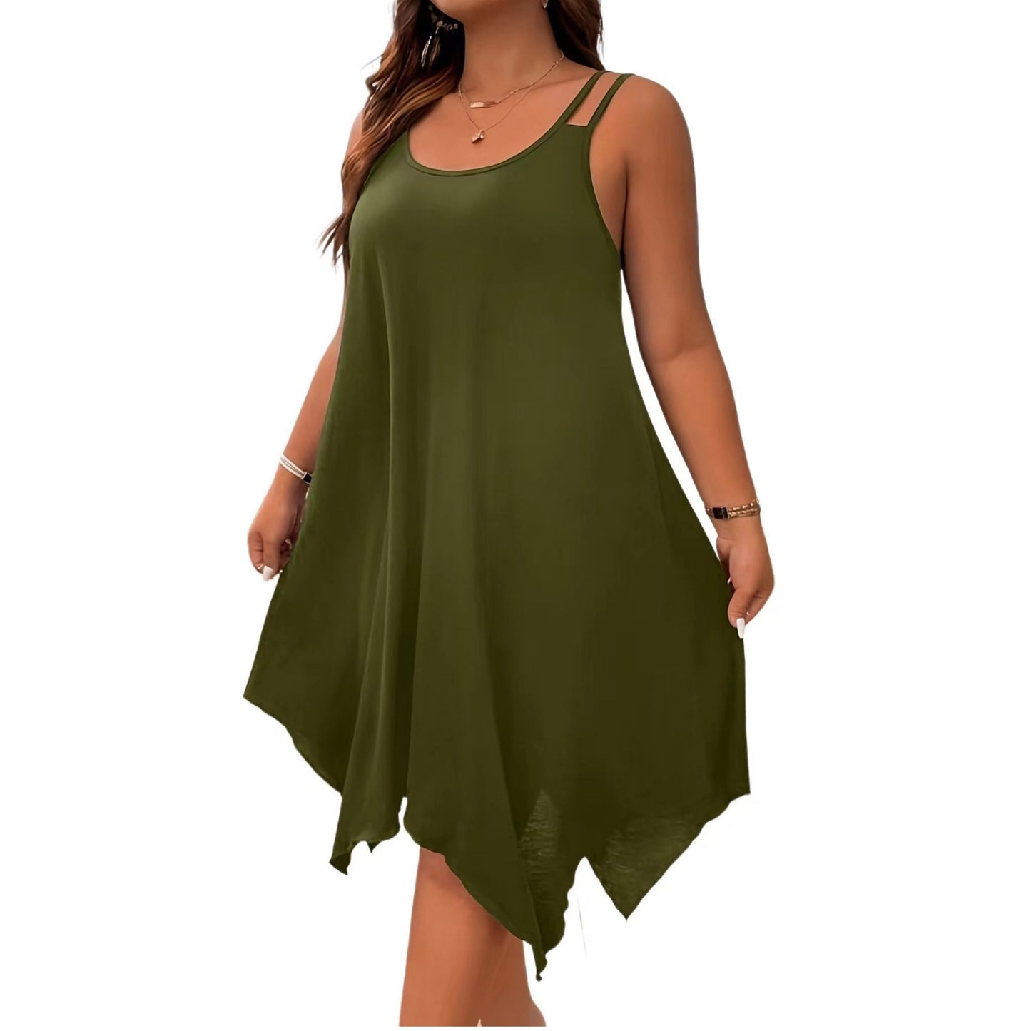 Fashion Plus Size Design Loose And Comfortable Dress