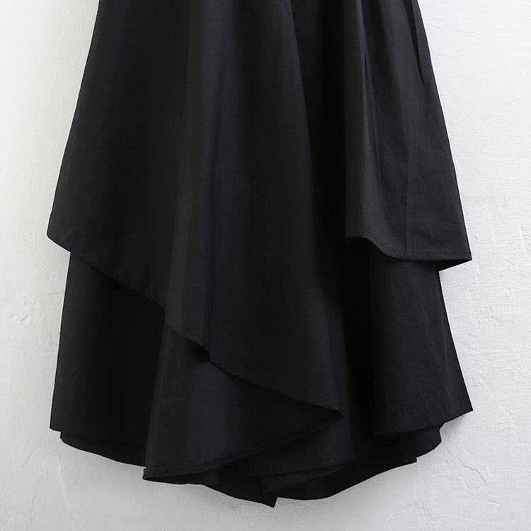 Women's Irregular Ruffle High-Waist Panel Skirt