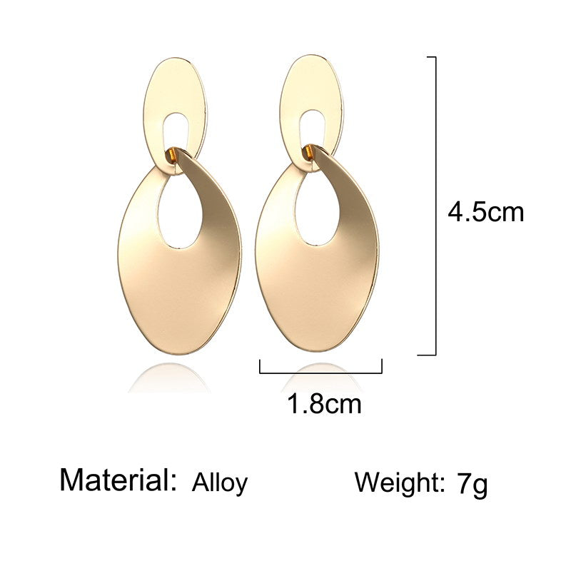 Hollow Double-Hoop Earrings