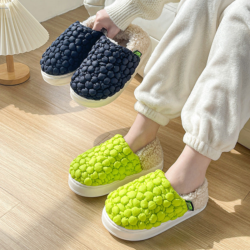 Bubbles Down Cotton Slippers For Women