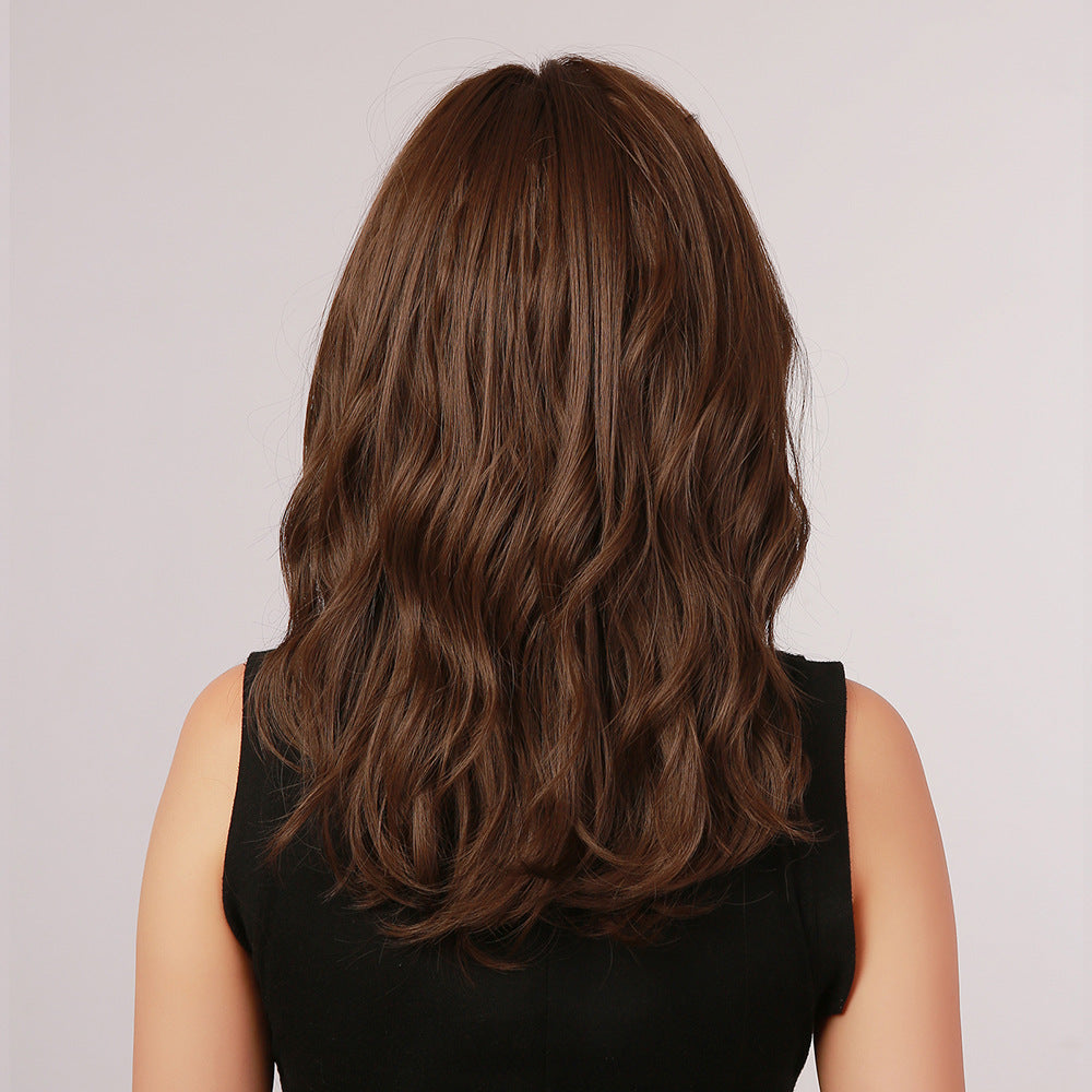 Air Bangs Tail Curls Wig