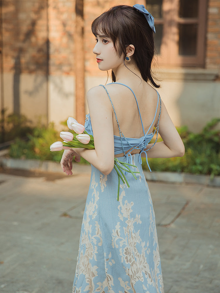 Retro French Romantic Dress