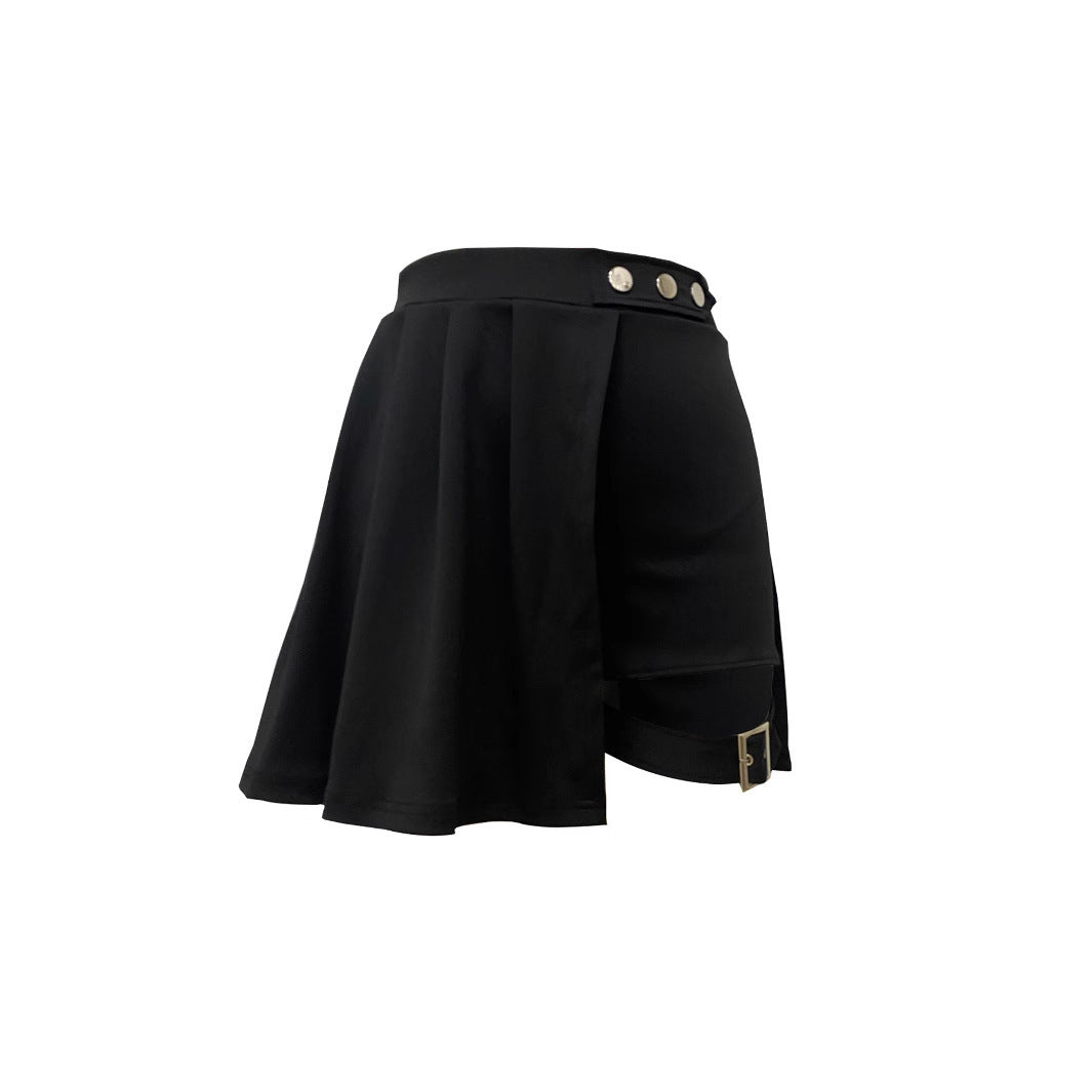 European And American Style Button Dress