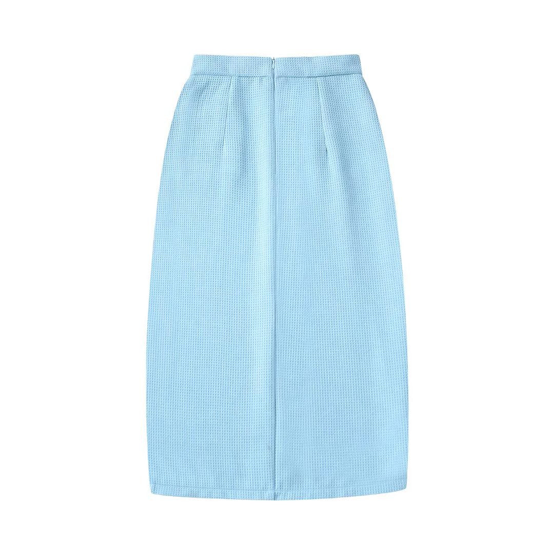 European Station Textured Woollen Skirt For Women