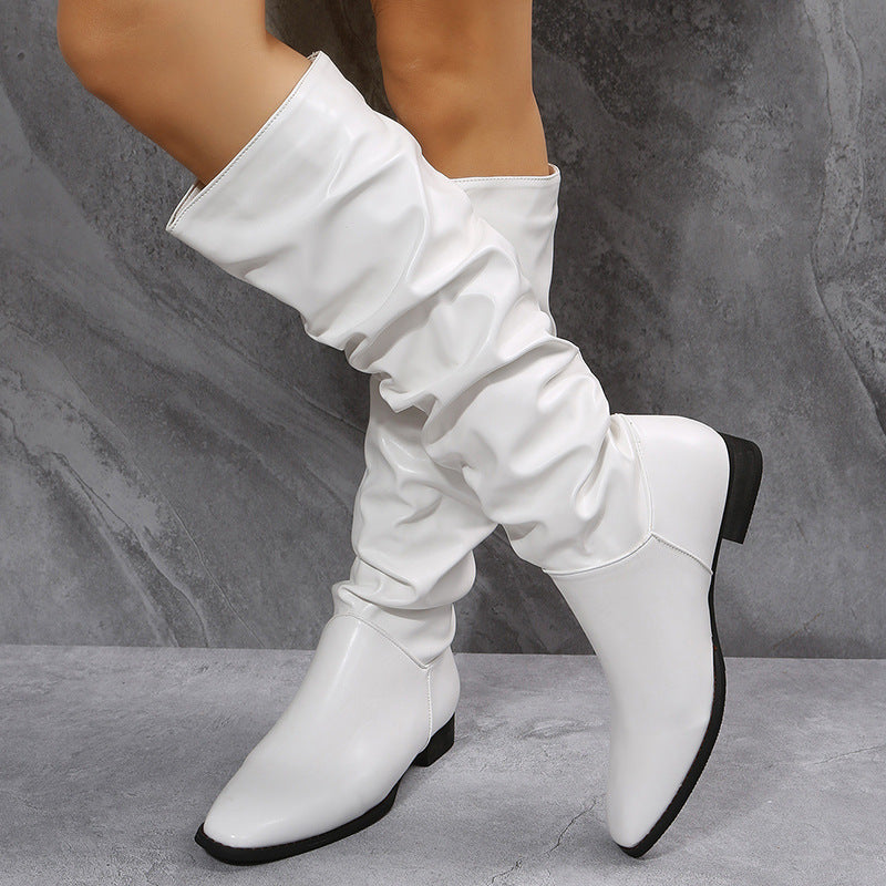 White "Cowboy" Boots