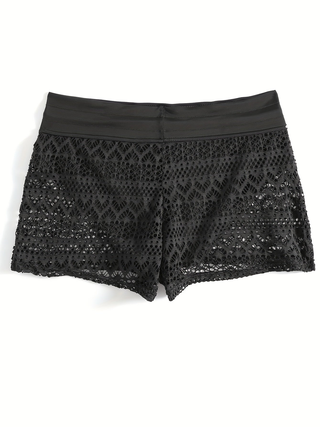 Contrast Mesh Swim Shorts