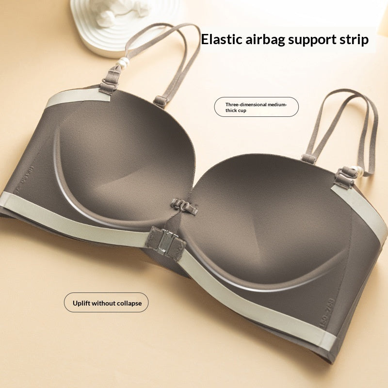 Deep V Front-Clasp Beautiful Back Bra