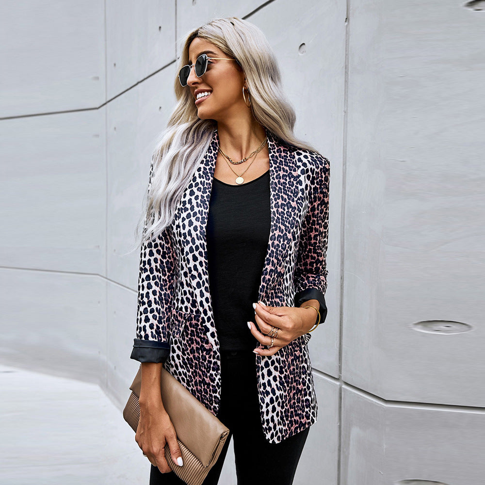 Leopard Print Small Jacket