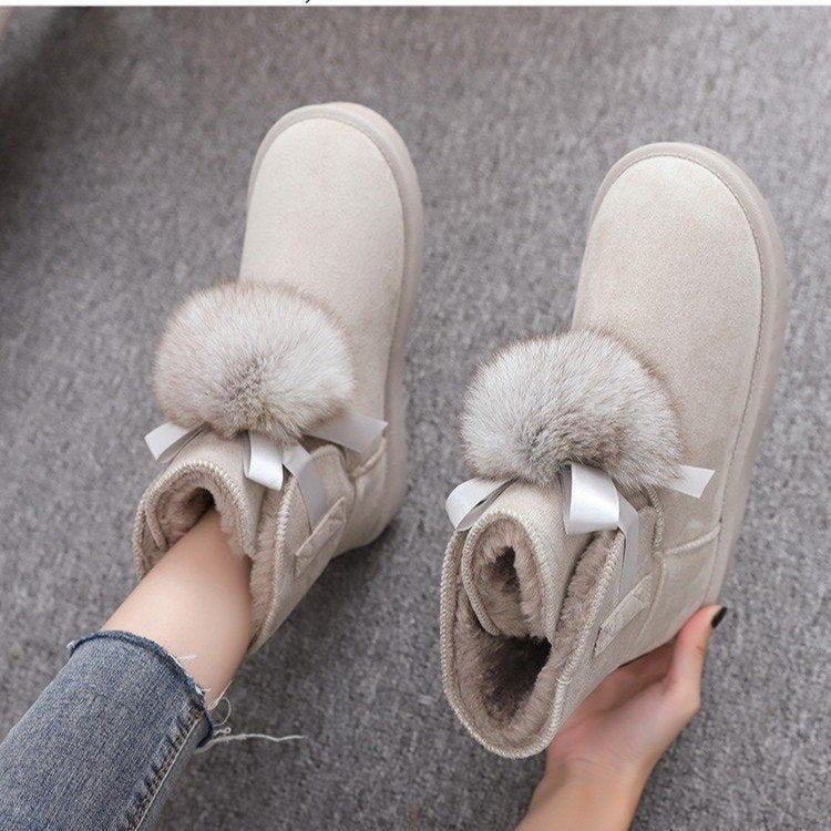 Women's Flat Soft Cotton Boots