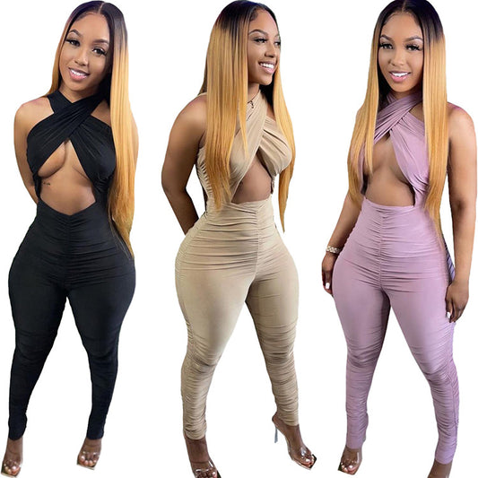 Multicoluor Urban Trend Style Jumpsuit