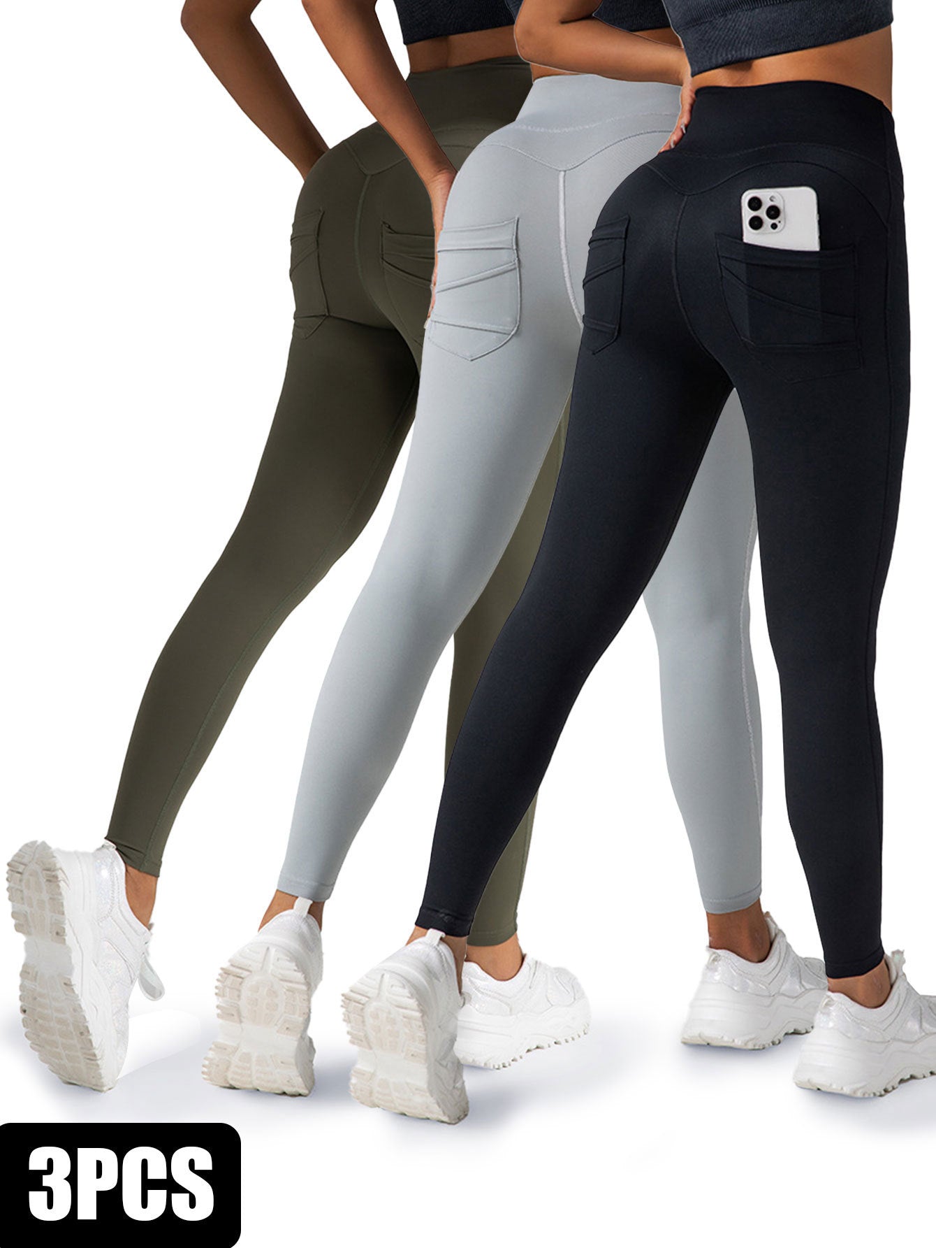 3-Pack Women's Yoga Leggings - US Only