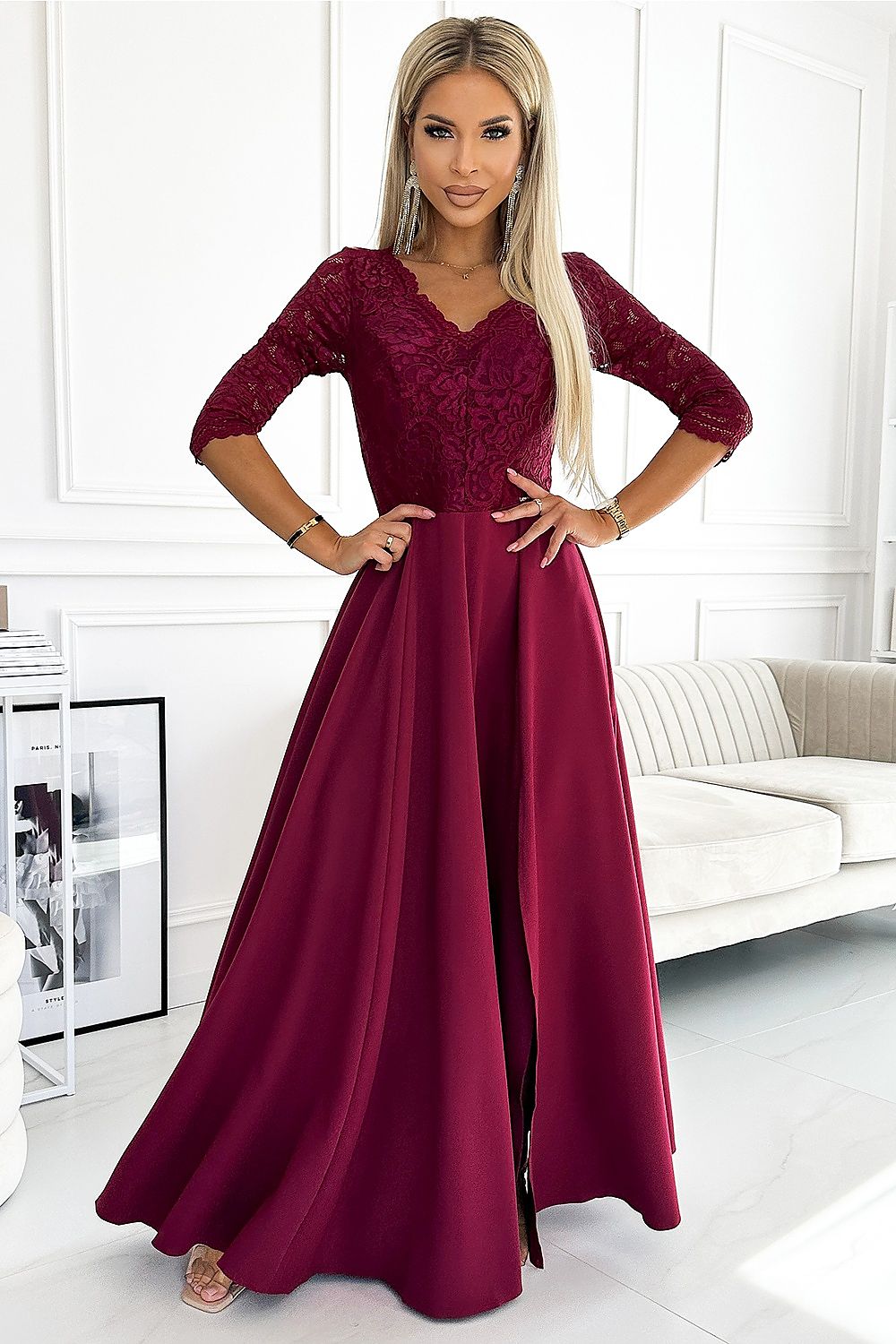  Long dress model 189090 Numoco 