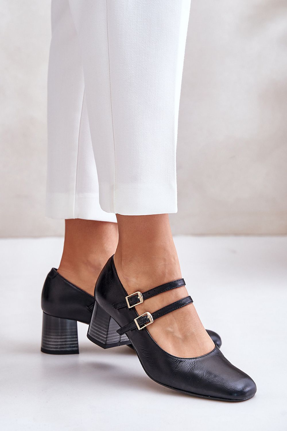  Block heel pumps model 201324 Step in style 