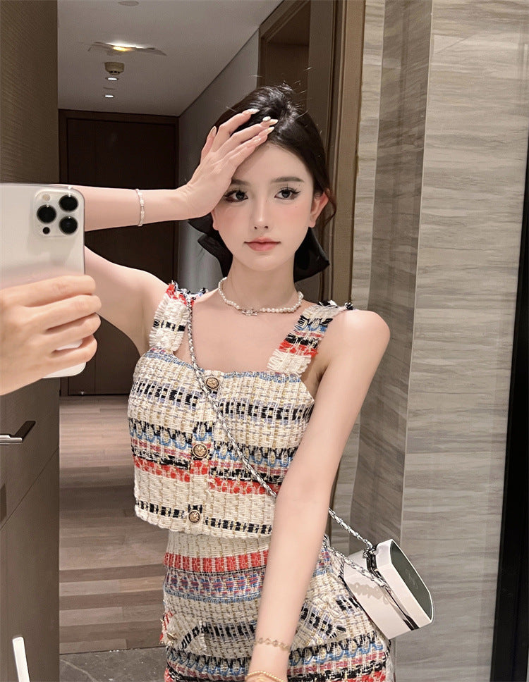French-Style Hot Girl Cami Outfit