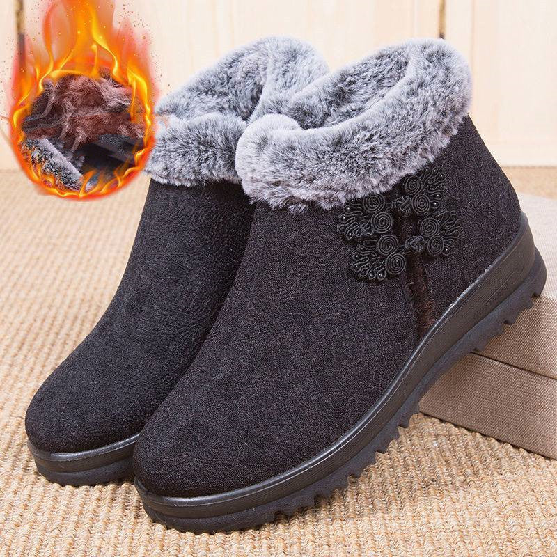 Women's Snow Boots - Old Beijing Cloth