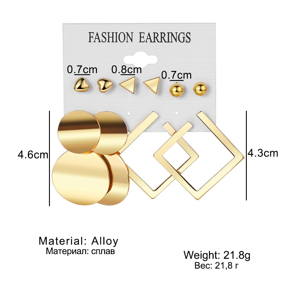 Fashion Exaggerated Big Hoop Earrings For Women