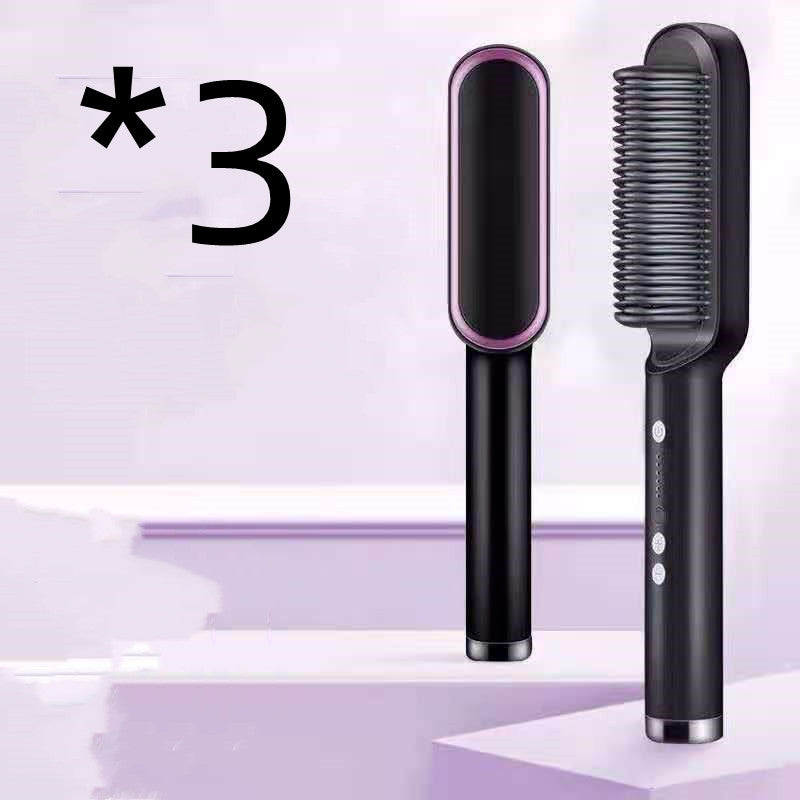 New 2-in-1 Hair Straightener -  Dual-Purpose Electric Hair Brush