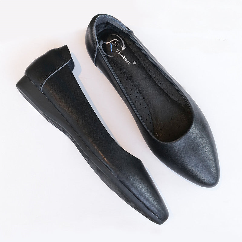 Leather Office Shoes For Women - Selection of Heels