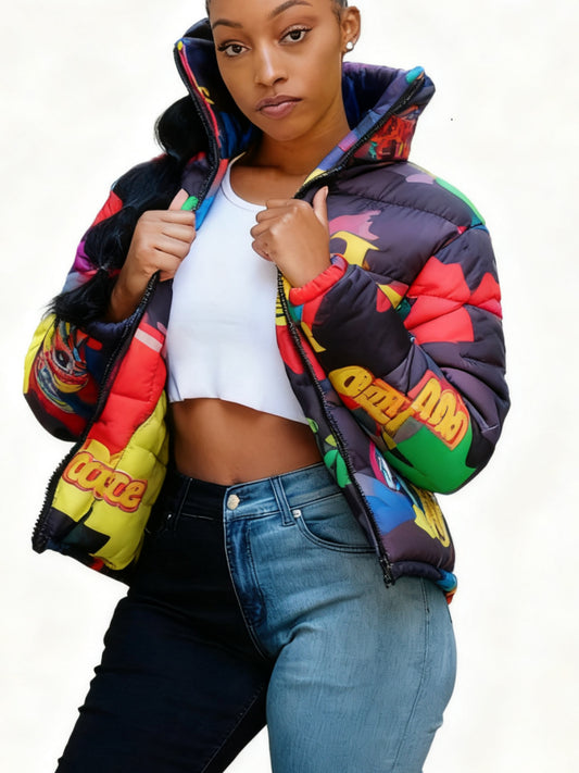 Colourful Parkas Cardigan Jacket