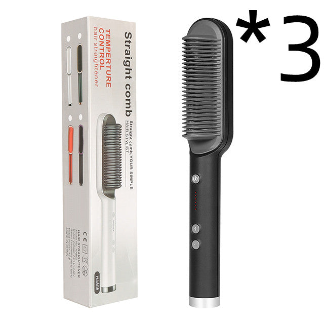 New 2-in-1 Hair Straightener -  Dual-Purpose Electric Hair Brush