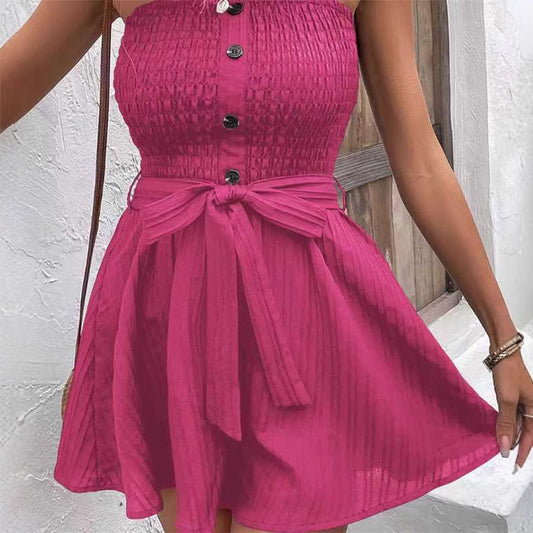 Tube-Top Shorts Jumpsuit