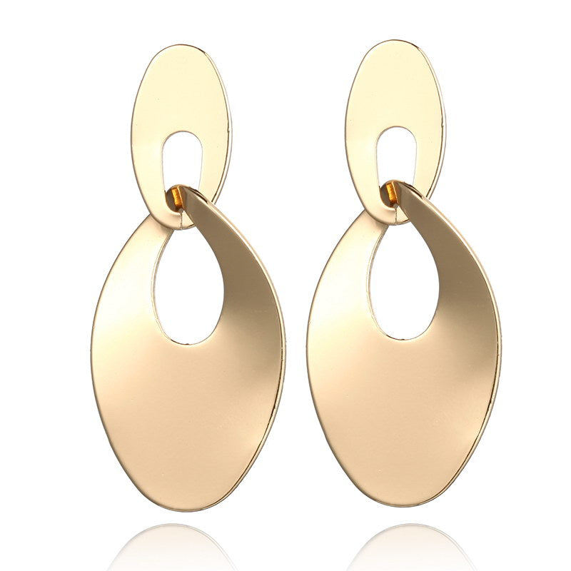 Hollow Double-Hoop Earrings