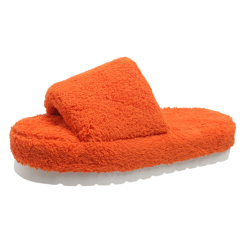 Fuzzy Cute Winter House Slippers for Women