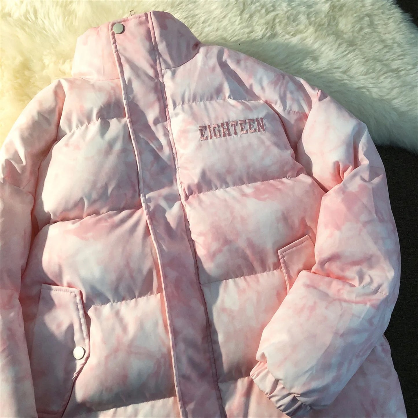 Lightly Cooked-Cotton Padded Jacket