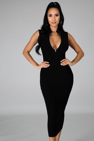 American-Style Maya Black Dress