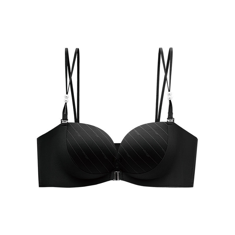 Deep V Front-Clasp Beautiful Back Bra