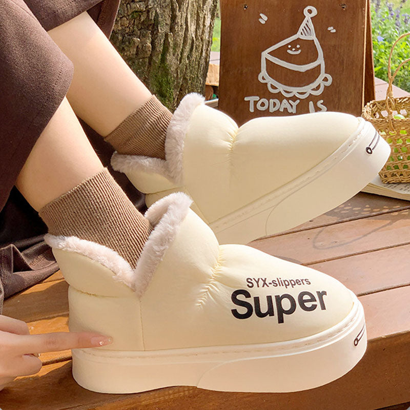 New****!!! -  Winter Covered Heel Down Cotton Slippers For Women