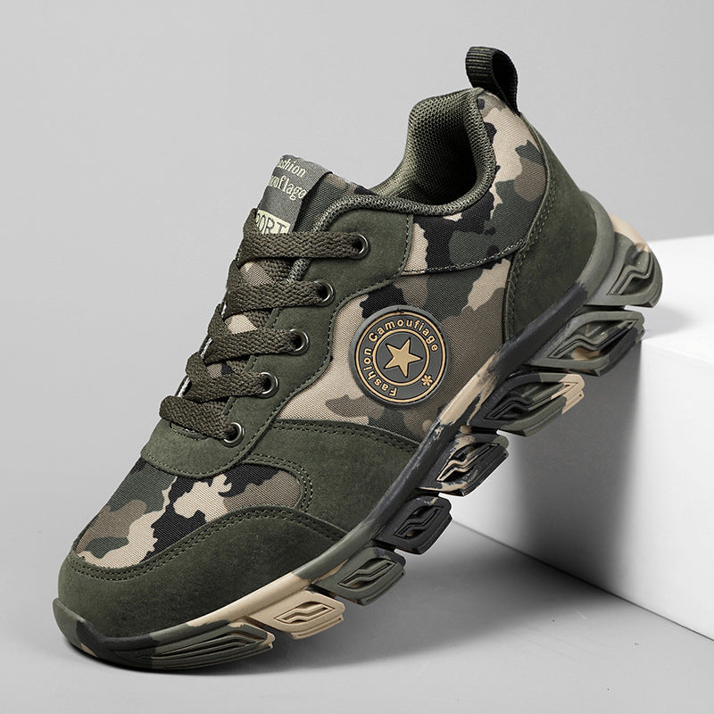 Rubber Camouflage Sports Shoes