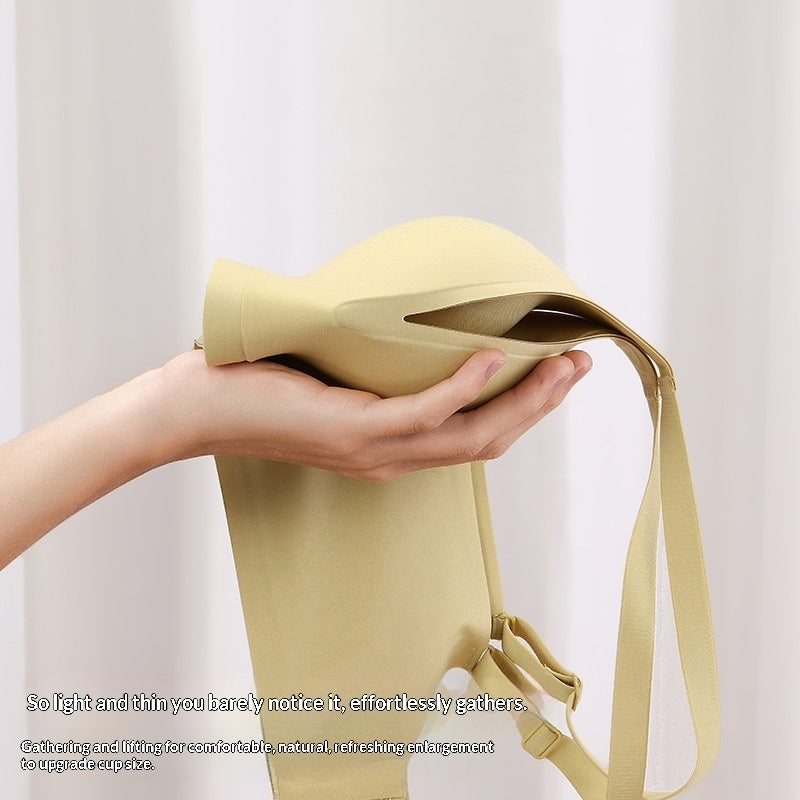Thin, Small-cup Push-up Wireless Bra That Gathers And Controls Side Boob
