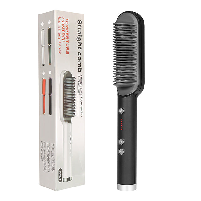 New 2-in-1 Hair Straightener -  Dual-Purpose Electric Hair Brush