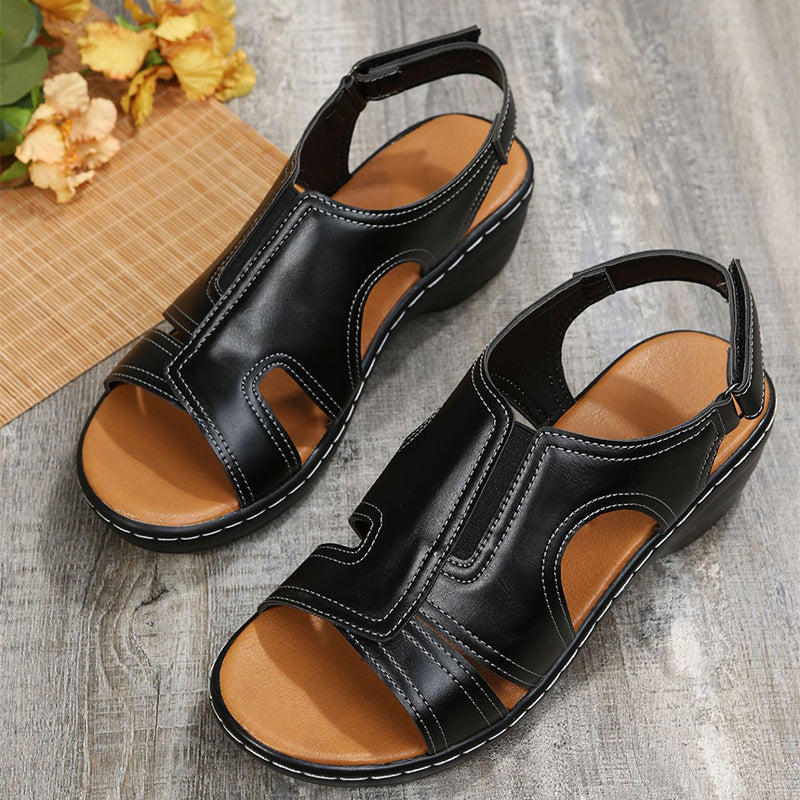 Velcro Ankle Strap Sandals