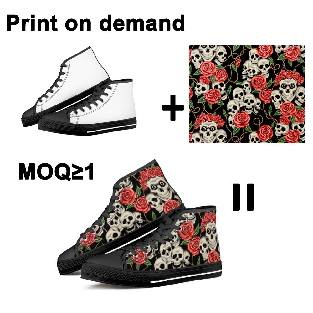 Printed Canvas Sneakers