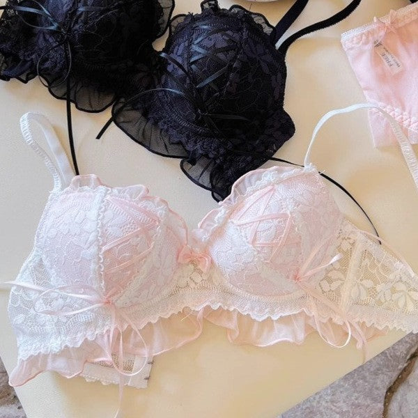 Japanese-style Lace Lingerie Set For Women