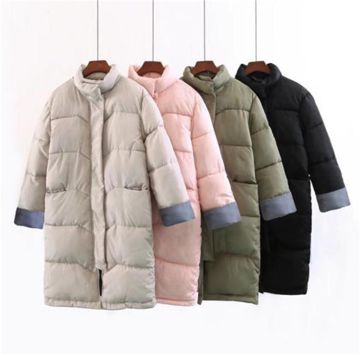 Warm Cotton Winter Jacket For Ladies